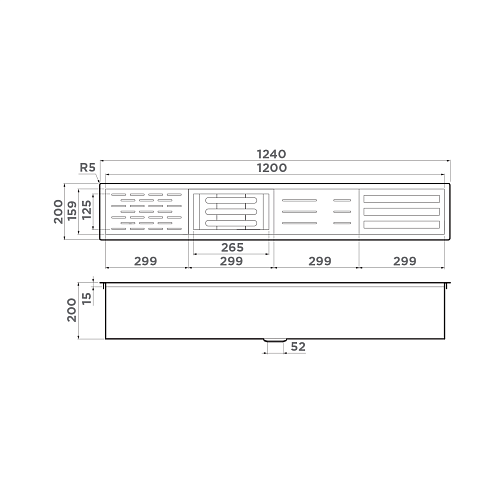 Встраиваемая сушка для посуды DRY-01