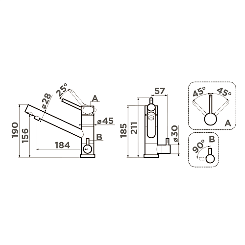 Смеситель Tonami