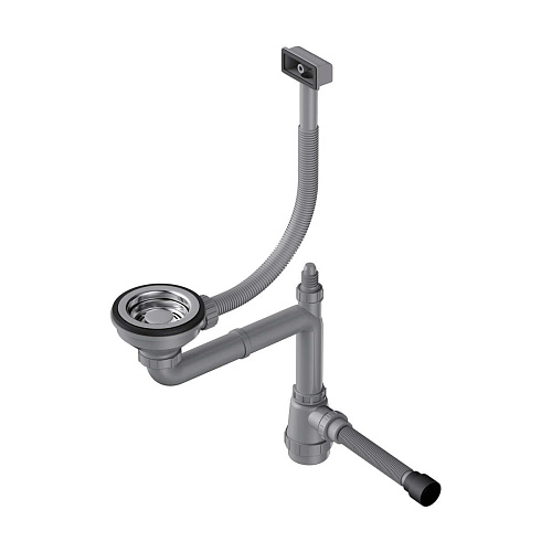 Арматура для 1-чашевых моек WK-1-S со скрытым прямоугольным переливом