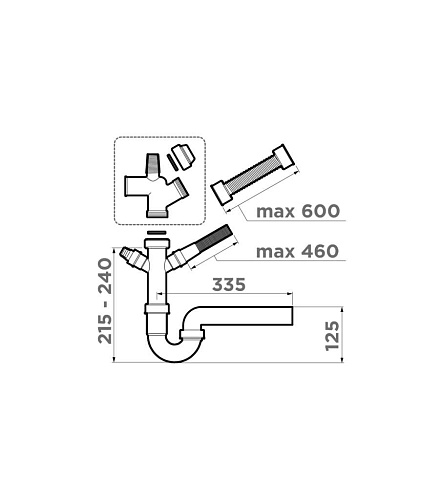 Арматура NA-01 для измельчителя Nagare и Nagare SLIM