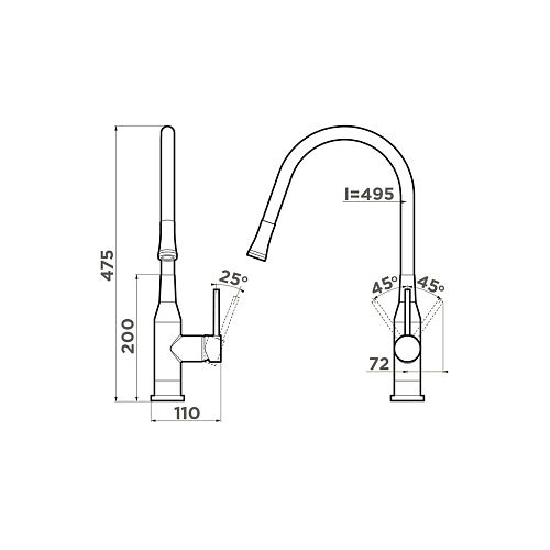 Смеситель Yatomi