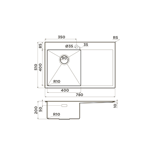 Мойка Akisame 78