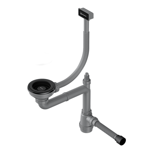 Арматура для 1-чашевых моек WK-1 с прямоугольным переливом