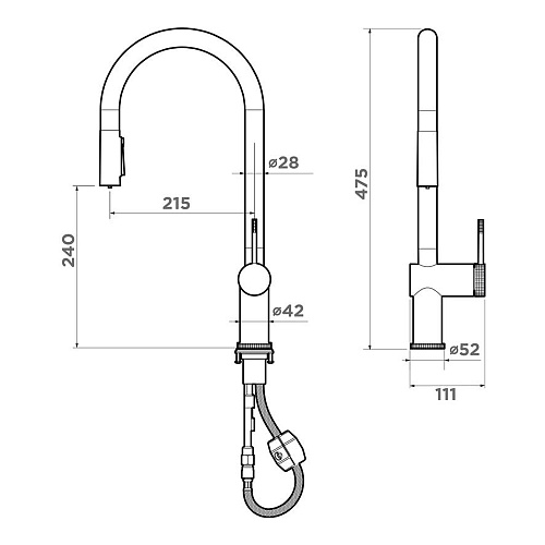 Смеситель Tahara-SB