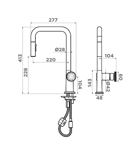 Смеситель Arita-SB