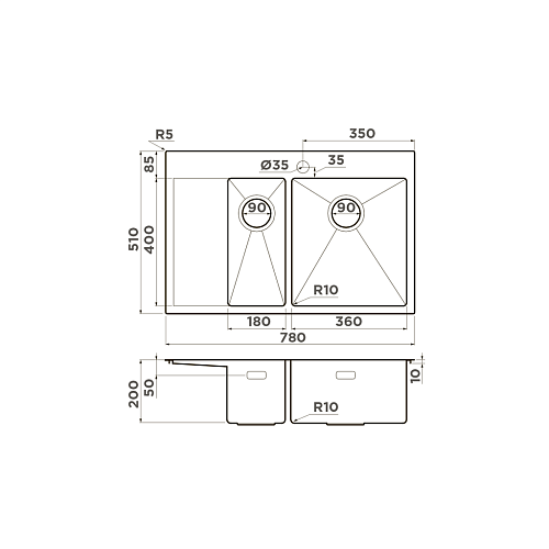 Мойка Akisame 78-2
