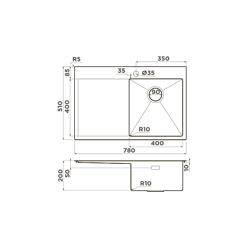 Мойка Akisame 78