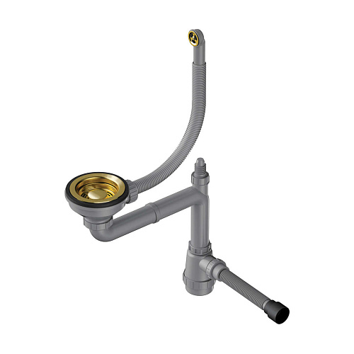 Арматура для 1-чашевых моек WK-1-R с круглым переливом