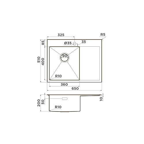 Мойка Akisame 65