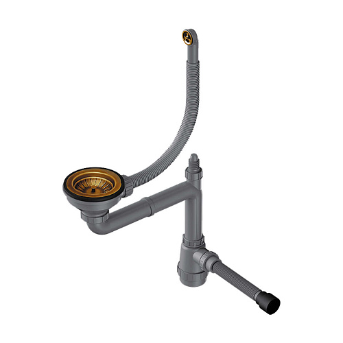 Арматура для 1-чашевых моек WK-1-CL-R с круглым переливом