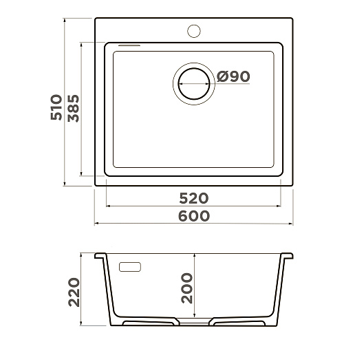 Мойка Omishima 60