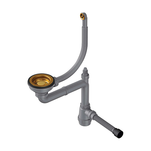 Арматура для 1-чашевых моек WK-1-R с круглым переливом